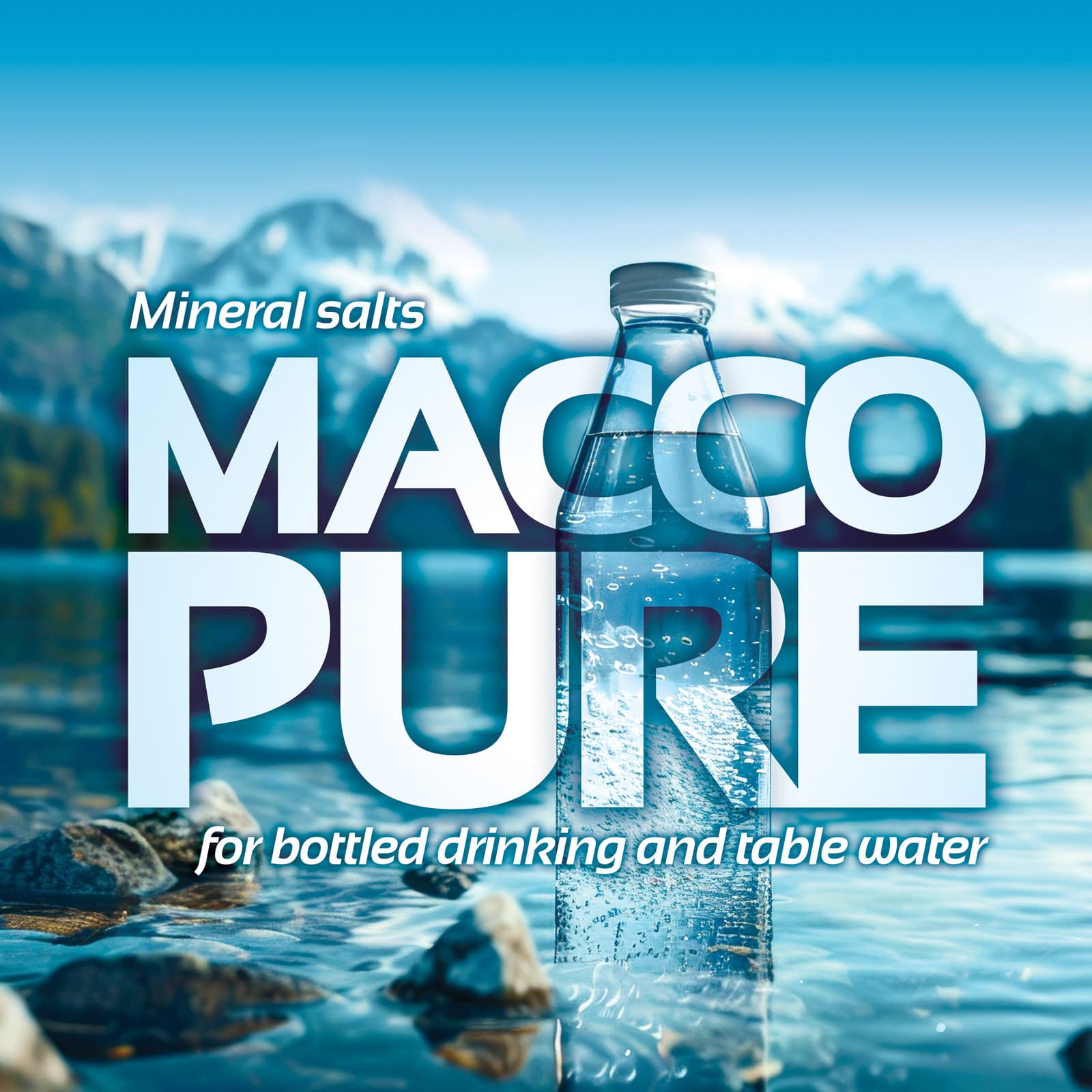 Macc Pure - mineral salts for bottled drinking and table water